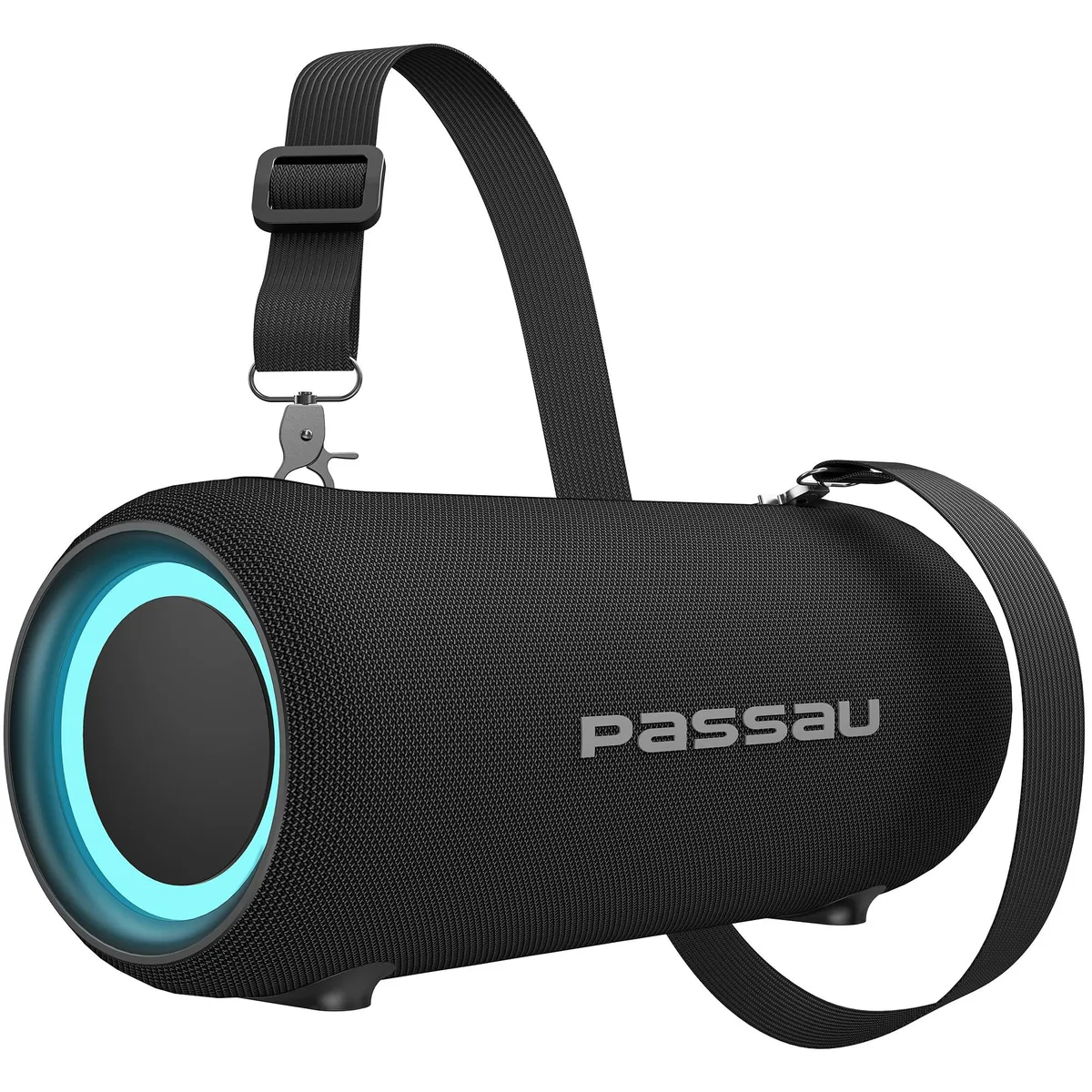  Passau S223B 40W portable speaker Bluetooth 5.3 IPX5 RGB strap — product photo