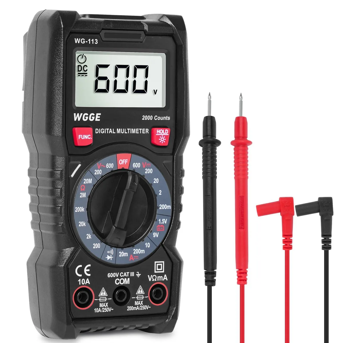 KEHIPI KEHIPI Digital Multimeter Anti-Burn Double Fuses — product photo