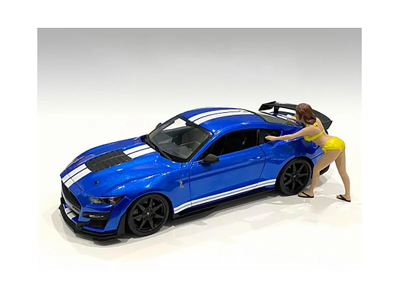 American Diorama American Diorama 76266 1/18 Scale Figurine Stephanie Bikini Car Wash Girl 3.75in — product photo
