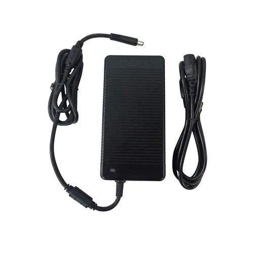 Black rectangular AC adapter with 10 ft power cord