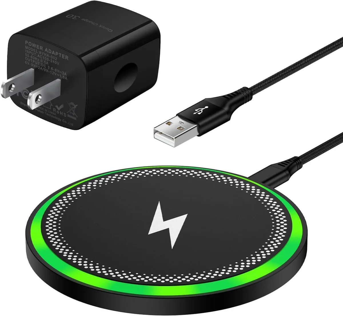 Luisport Luisport 15W Wireless Charger + QC 3.0 18W Adapter — product photo
