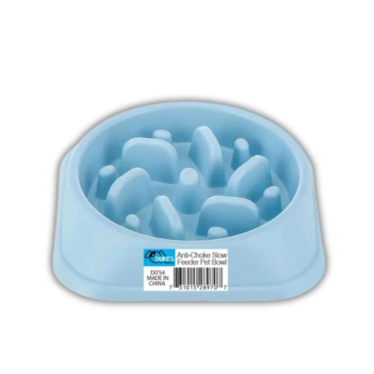 As Seen On TV As Seen On TV DI754 Pet Slow Feeder Bowl Blue 7.8" x 1.9 — product photo
