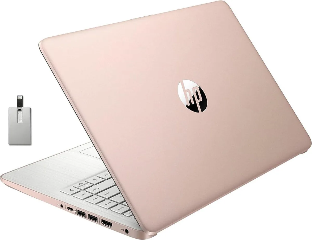 HP HP Stream 14 laptop Intel Celeron N4120 16GB 64GB Gold 32GB Hotface USB Card — product photo