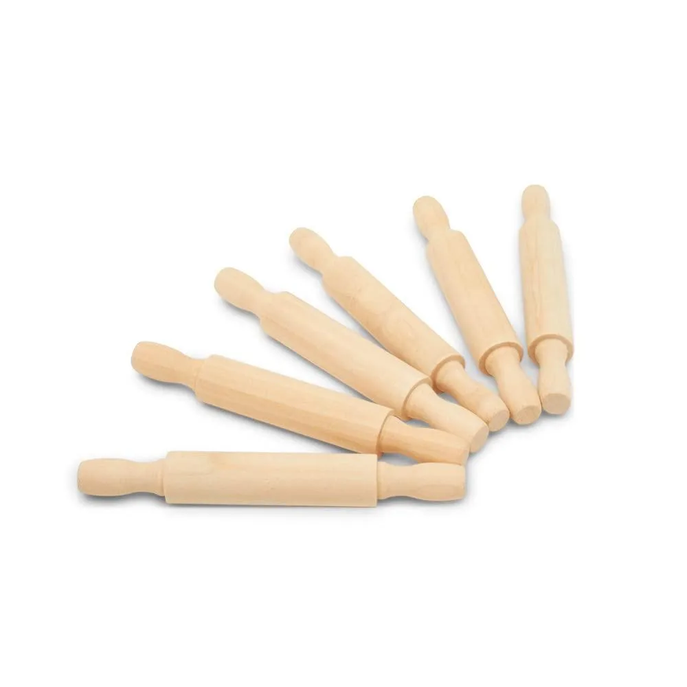  Woodpeckers 523-TNP-AO6 Mini Rolling Pin 5 in Birch Pack of 12 general craft — product photo