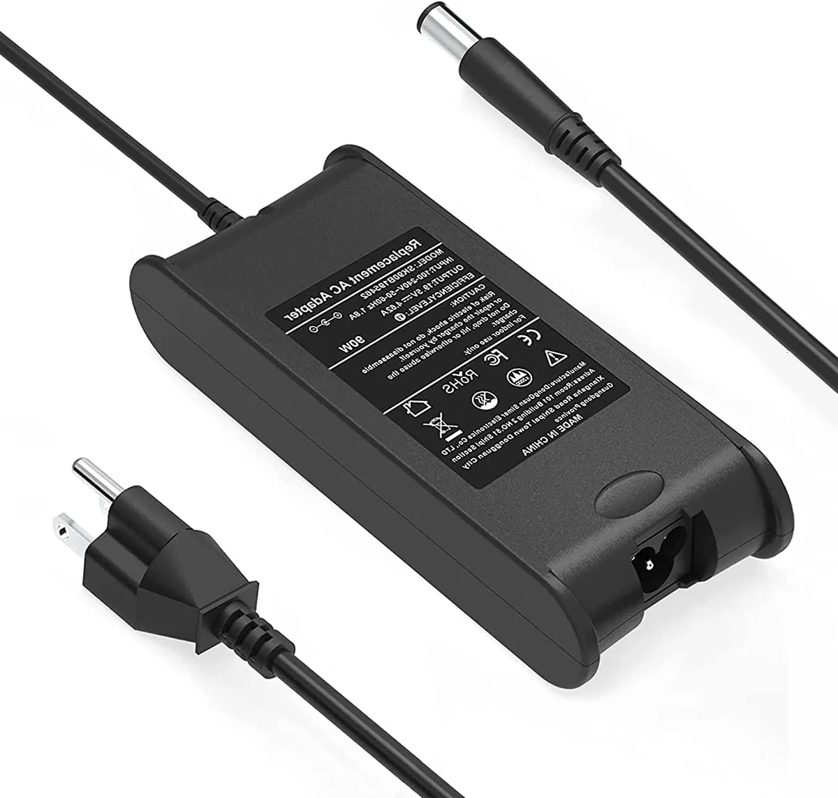 myVolts myVolts 90W AC Adapter 19.5V 4.62A 7.4×5.0mm Dell Latitude — product photo