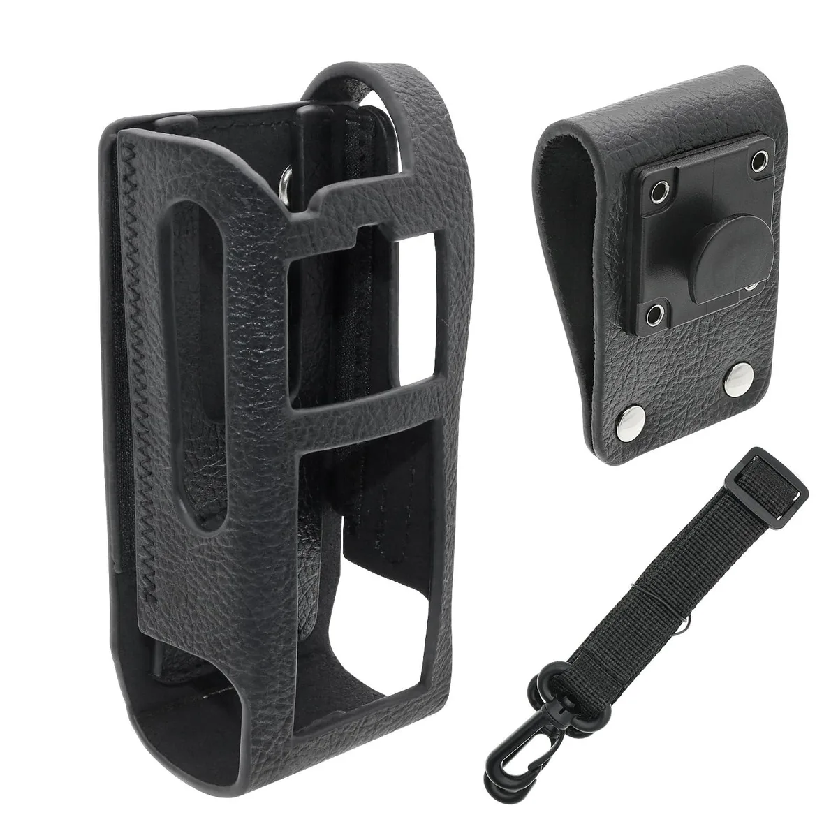  FYIOGXG Leather Radio Case 3" Fixed Loop D-Ring PMLN5885A — product photo