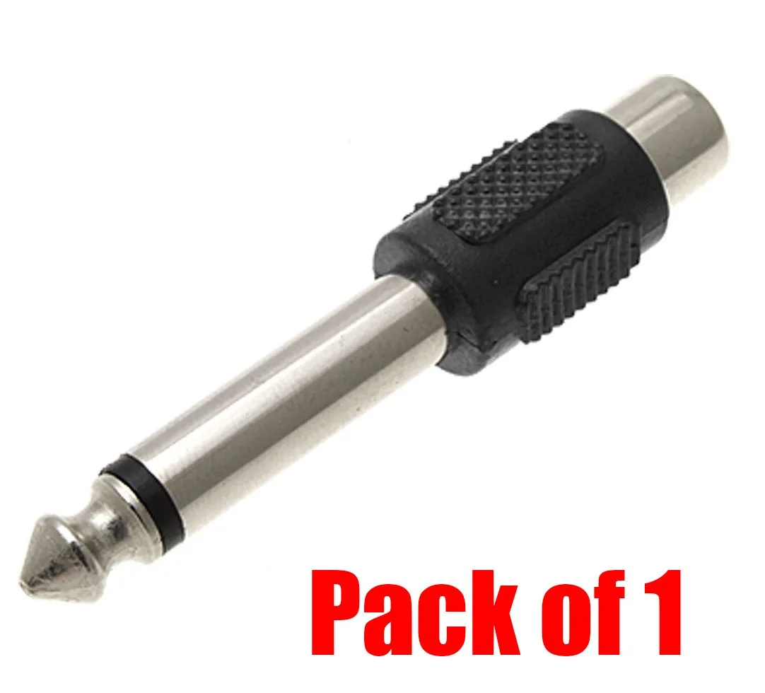 iMBAPrice iMBAPrice RCA Female to 1/4 Inch Adapter (1 Pack) — product photo