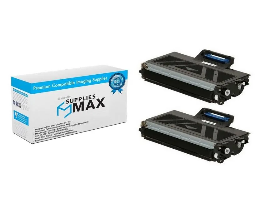 SuppliesMax SuppliesMax TN-360 2PK Black Toner Cartridge 2600 Pages — product photo