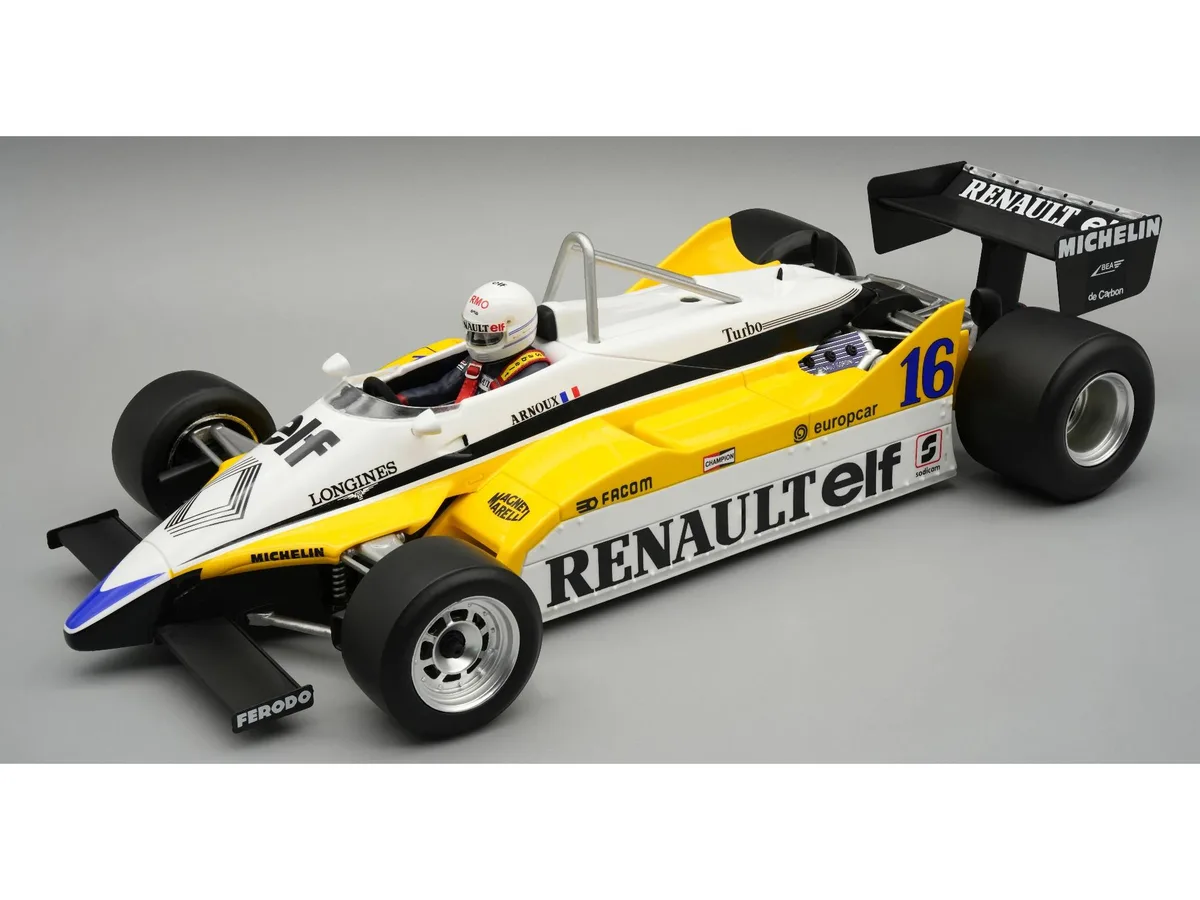Tecnomodel Tecnomodel Renault RE30B #16 1982 Italian GP Winner 1/18 Mythos Series 50 pcs — product photo