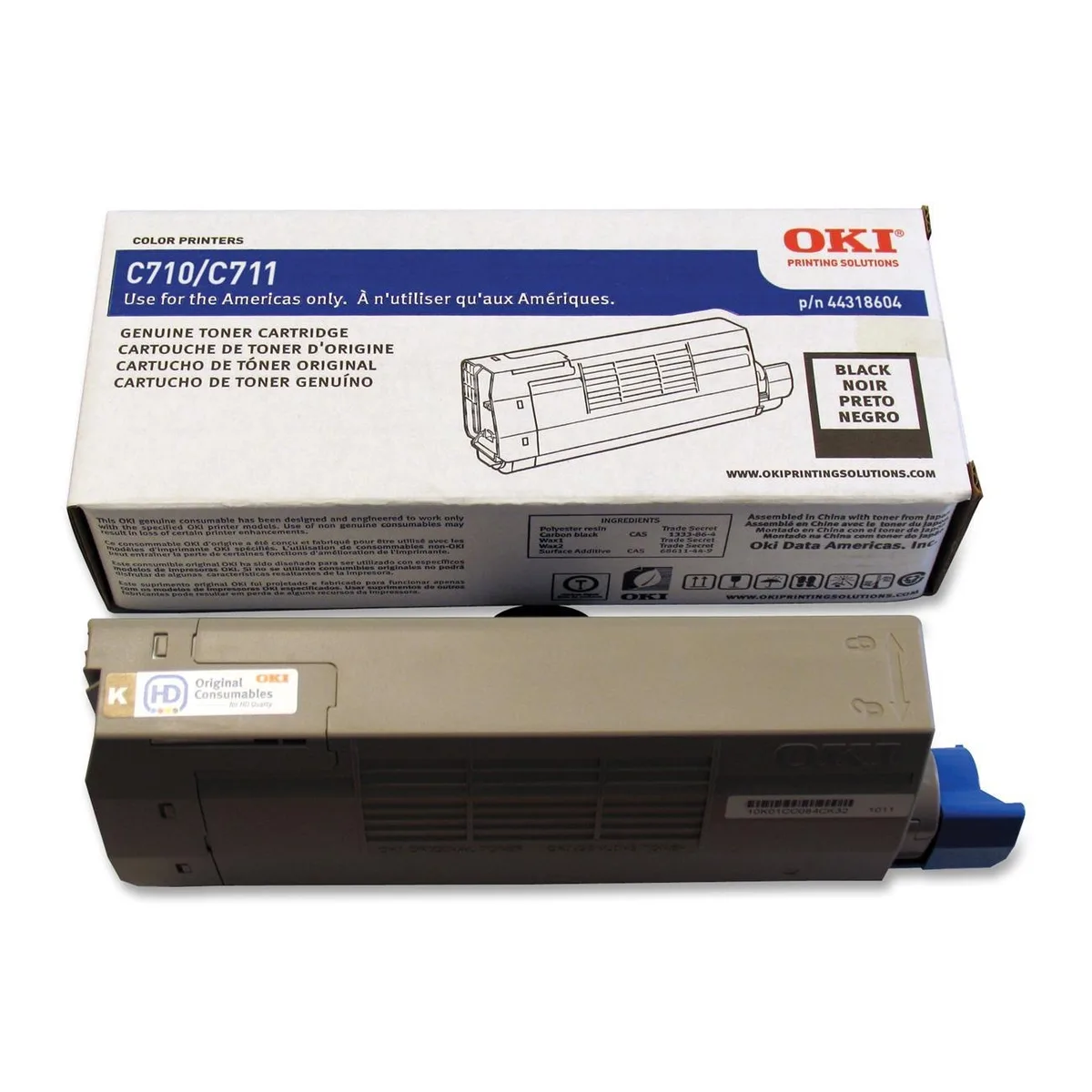 Oki Data Oki Data 44318604 High Yield Toner Cartridge Black 11000 Pages — product photo