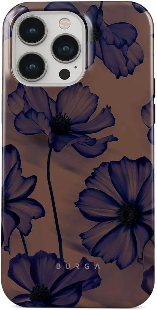 TAURKENAM TAURKENAM iPhone 14 Pro Case Dark Flowers Floral Hybrid 2-Layer — product photo