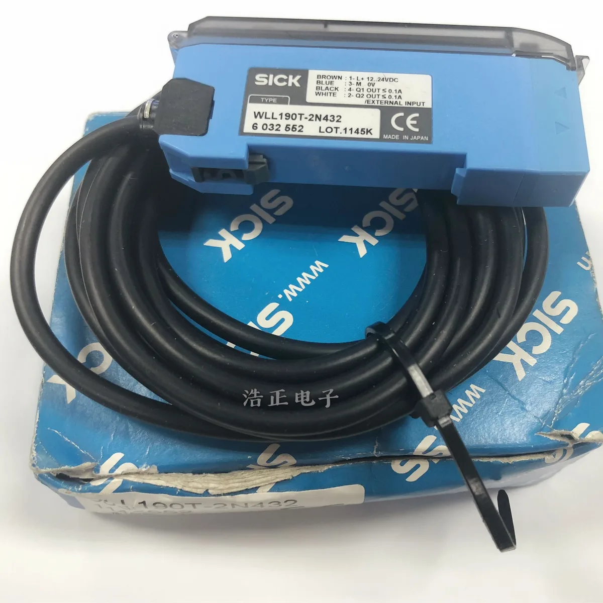 Sick SICK WLL190T-2N432 Fiber-optic Photoelectric Sensor NPN — product photo