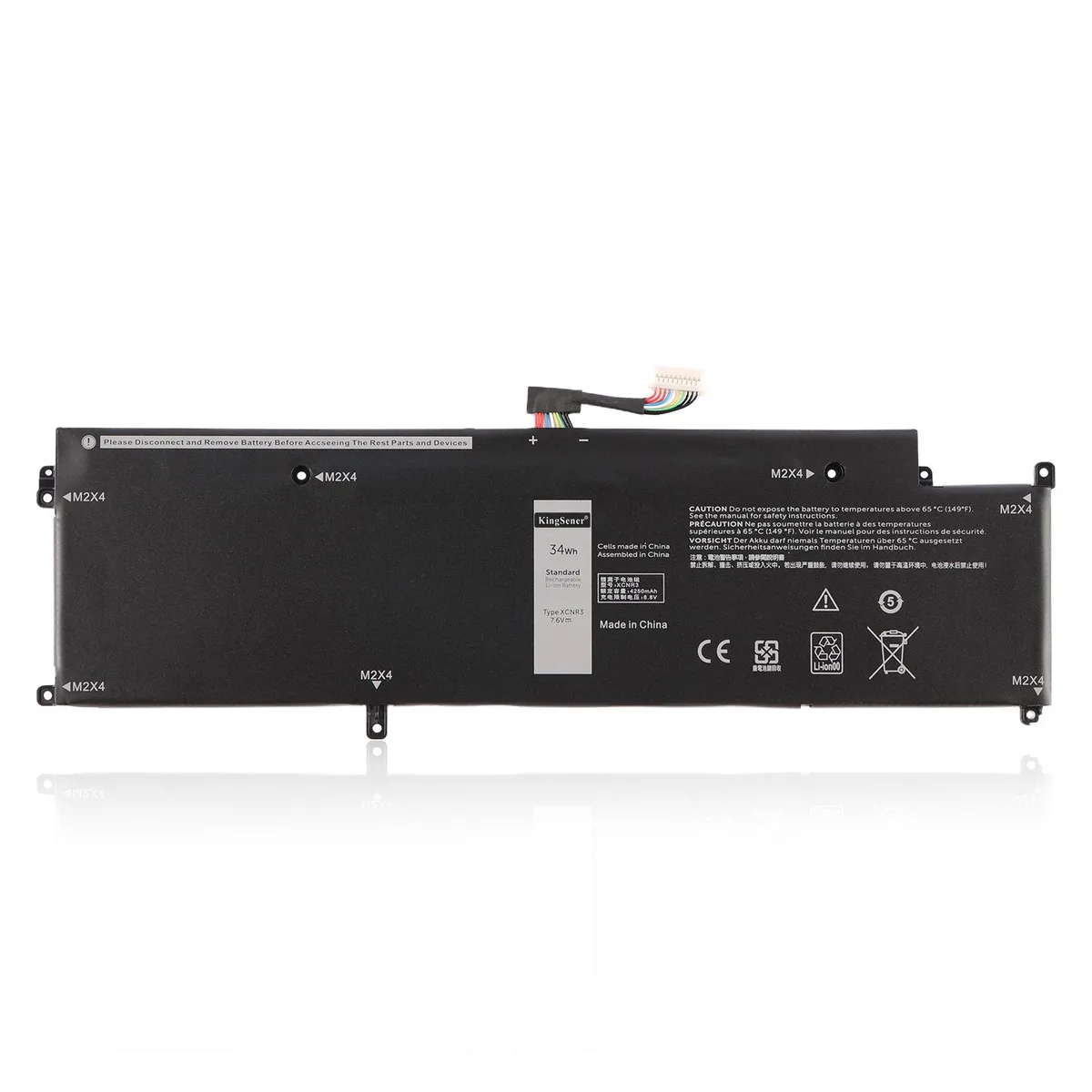 KingSener KingSener XCNR3 laptop battery Dell Latitude 13 7370 7.6V 34Wh — product photo