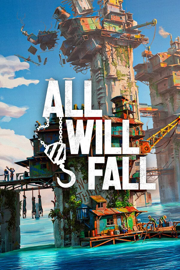Steam digital code card for ALL WILL FALL simulation game