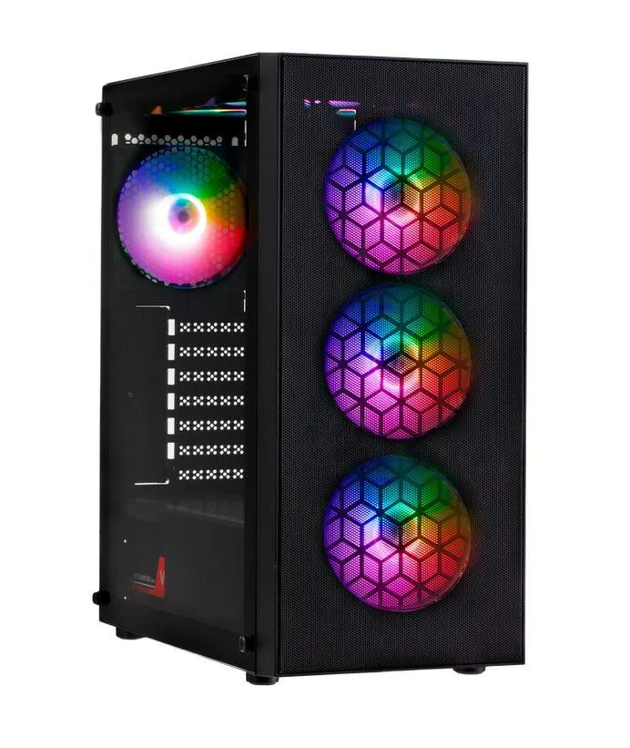Raidmax Raidmax Meshan X921 ATX Mid Tower PC Case Black — product photo