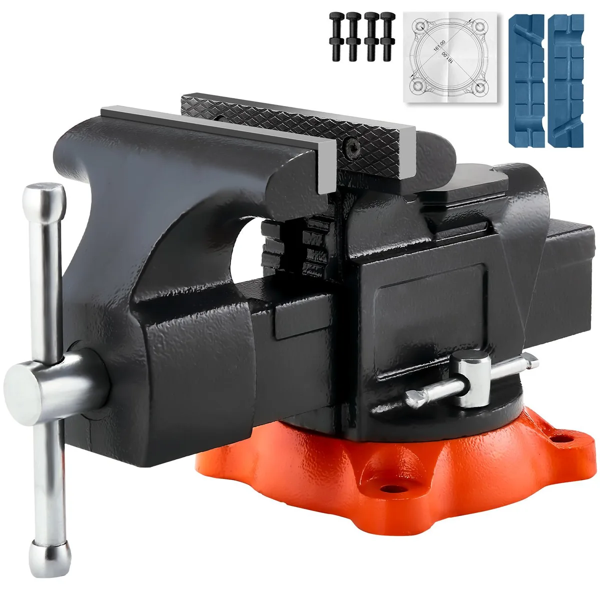 VEVOR VEVOR Bench Vise 5" Jaw 5" Opening 360° Swivel Anvil 9525 — product photo