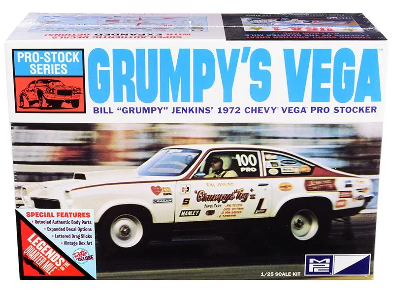 Mpc Mpc 1972 Chevrolet Vega Pro Stock Bill "Grumpy" Jenkins 1/25 Scale Model Kit — product photo