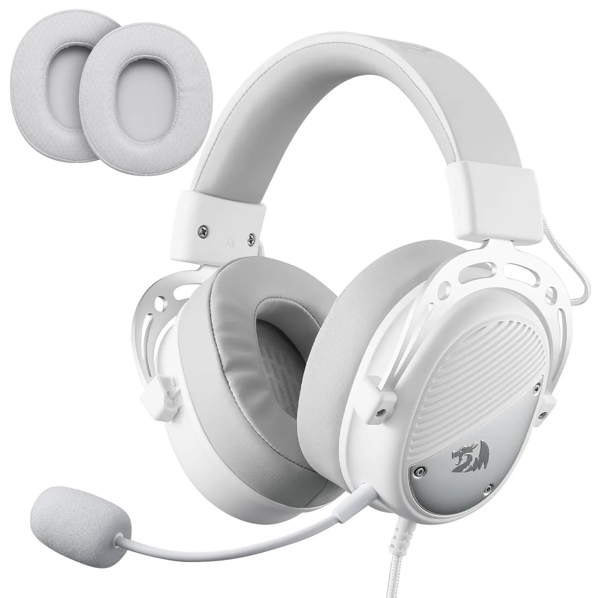  Redragon H730 USB Gaming Headset 53mm 360° White — product photo