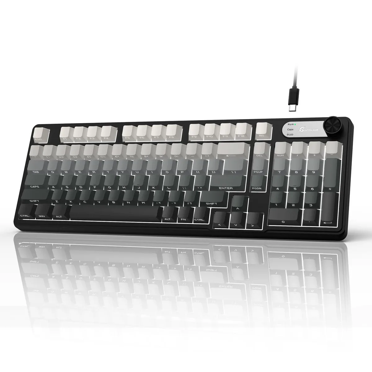  GE G98 Gaming Keyboard 99 Keys Membrane RGB Black — product photo