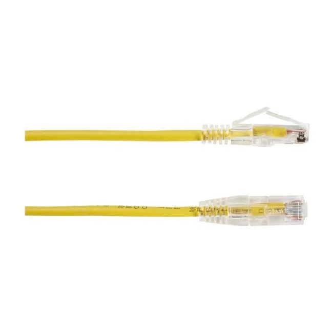 Black Box Corporation Black Box Corporation C6PC28-YL-10 network ethernet cable 10 ft 28 AWG CAT6 250 MHz yellow — product photo