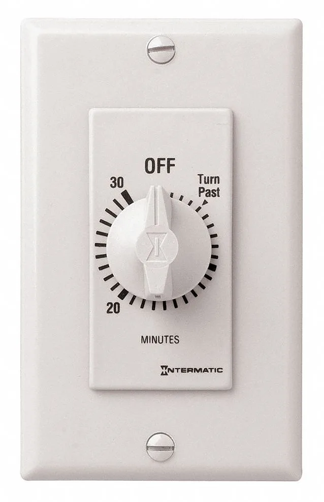 Intermatic Intermatic FD30MWC 30-Minute Countdown Wall Timer, White — product photo