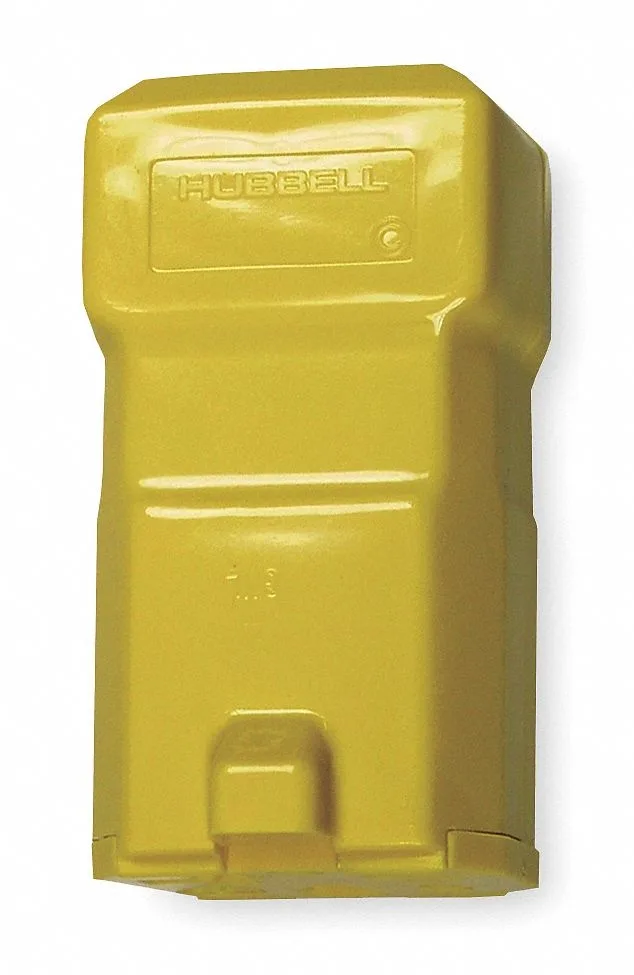 Hubbell Incorporated Hubbell Incorporated HBL5469VY Straight Blade Connector 6-20R 20A Yellow — product photo