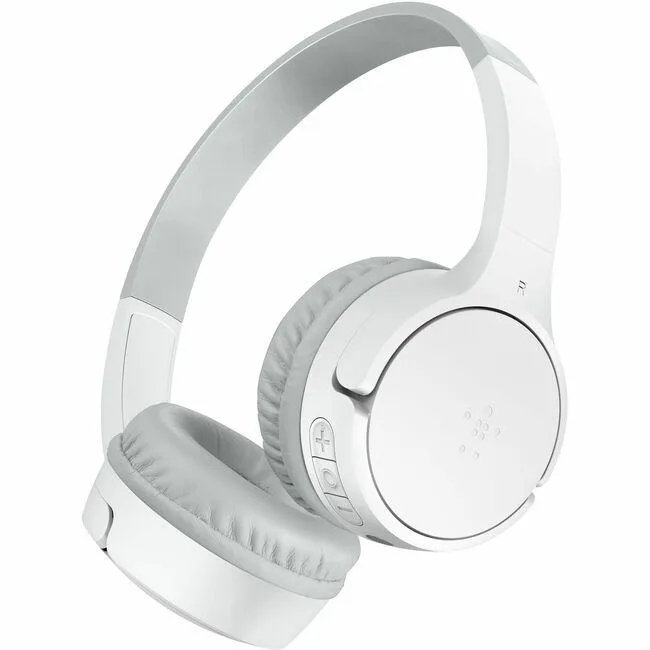 Belkin Belkin AUD002BTWTV3 SoundForm Mini On-Ear Headphones White 85dB 30h — product photo
