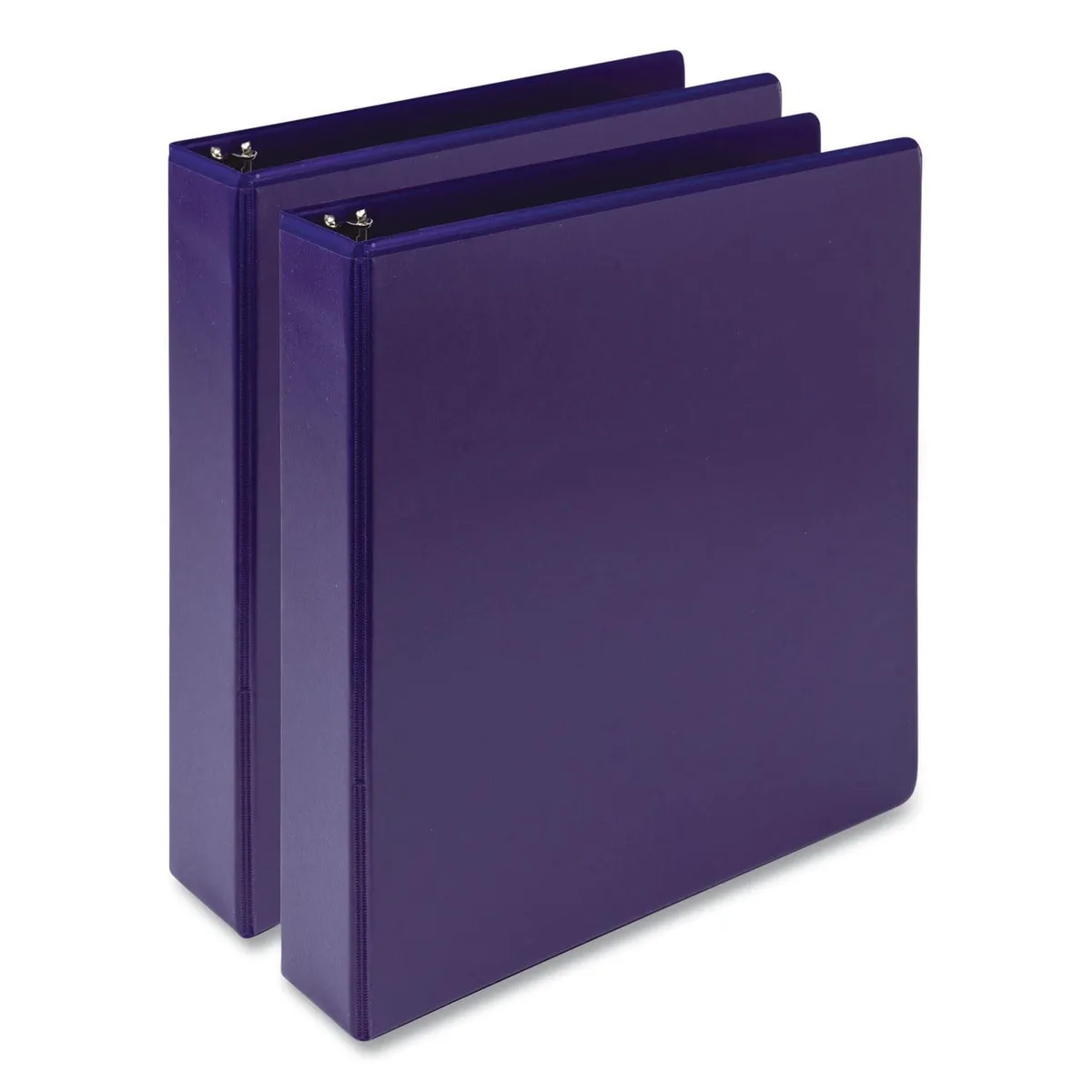 Samsill Samsill Earth's Choice 1.5" 3-Ring View Binder Purple 2-Pack — product photo