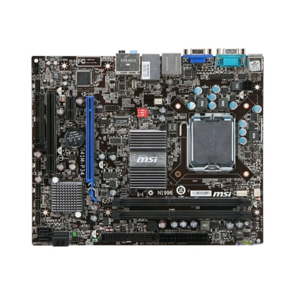MSI MSI G41M-P34 LGA 775 Intel G41 DDR3 8GB Micro ATX Motherboard — product photo