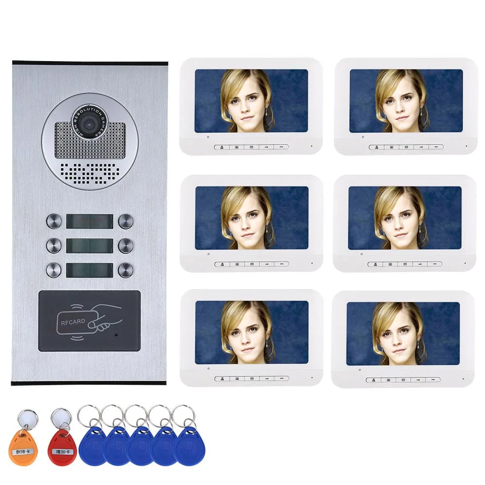 visiPower visiPower 3-Unit Video Intercom System 7 Inch Monitor 1000TVL Camera 25 Ringtones — product photo