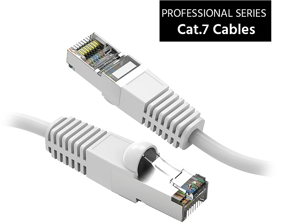Nippon Labs Nippon Labs 60CAT7-15WT Cat7 network ethernet cable 15 ft White — product photo
