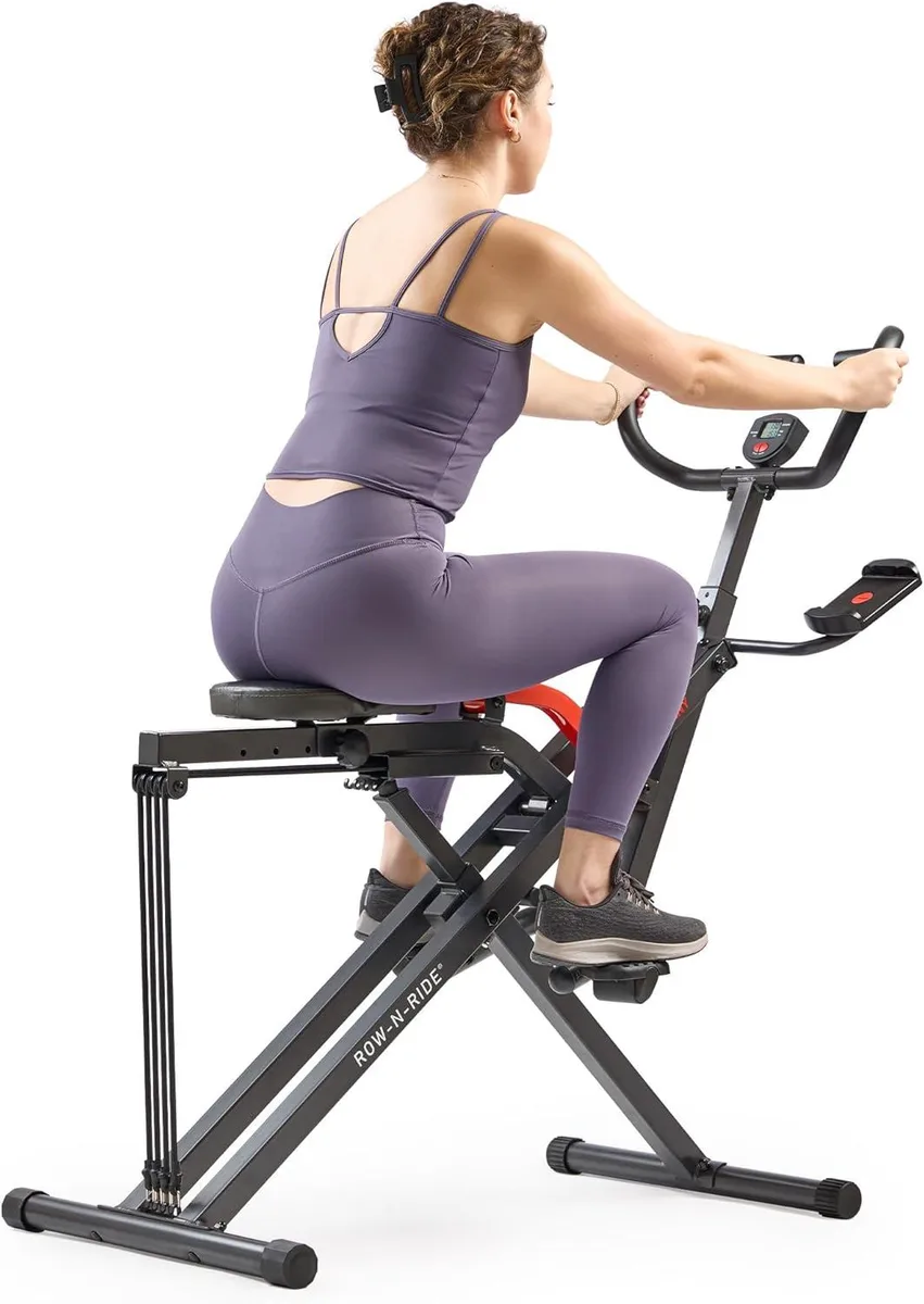 TAURKENAM TAURKENAM 077PLUSSMART Row-N-Ride Squat Assist Trainer 350 LB 5-Level Resistance — product photo