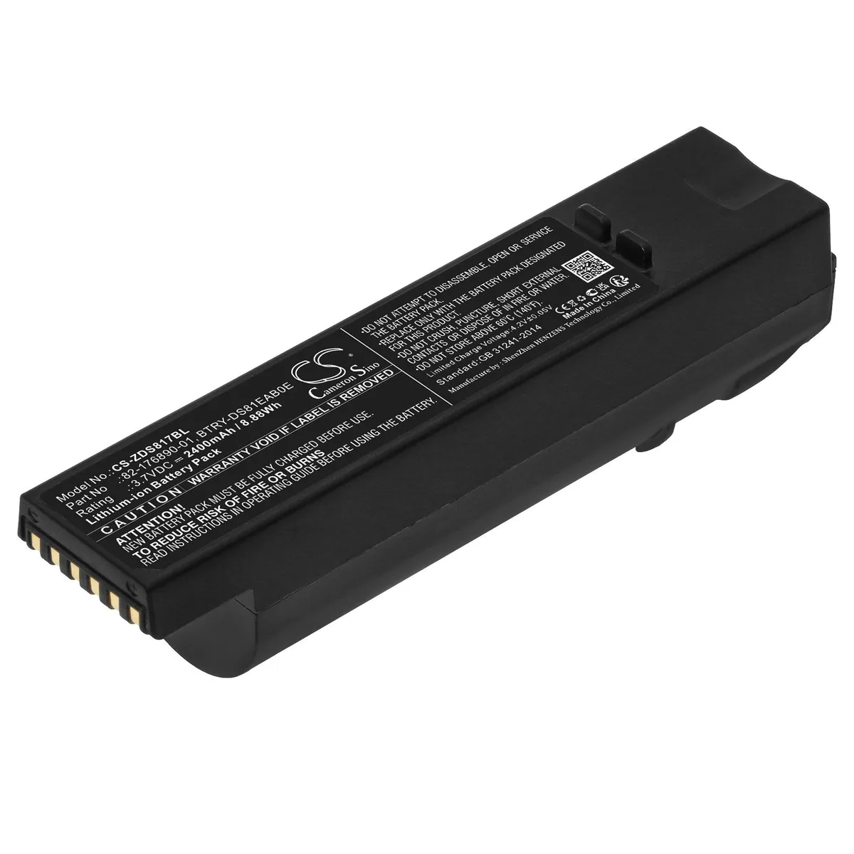 Cameron &amp; Co Cameron &amp; Co DS-CS-ZDS817BL battery 3.7V 2400mAh Li-ion black — product photo