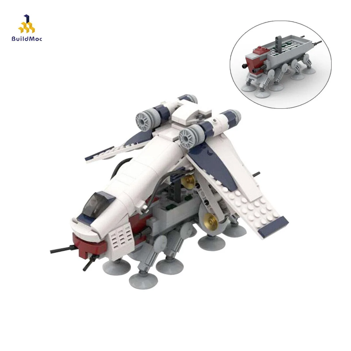 ZITIANYOUBUILD ZITIANYOUBUILD Mini Republic Movable Base 436 Pieces MOC — product photo