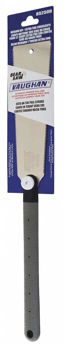 Vaughan 56930 double-edged pull saw with 10 in blade and tube grip handle