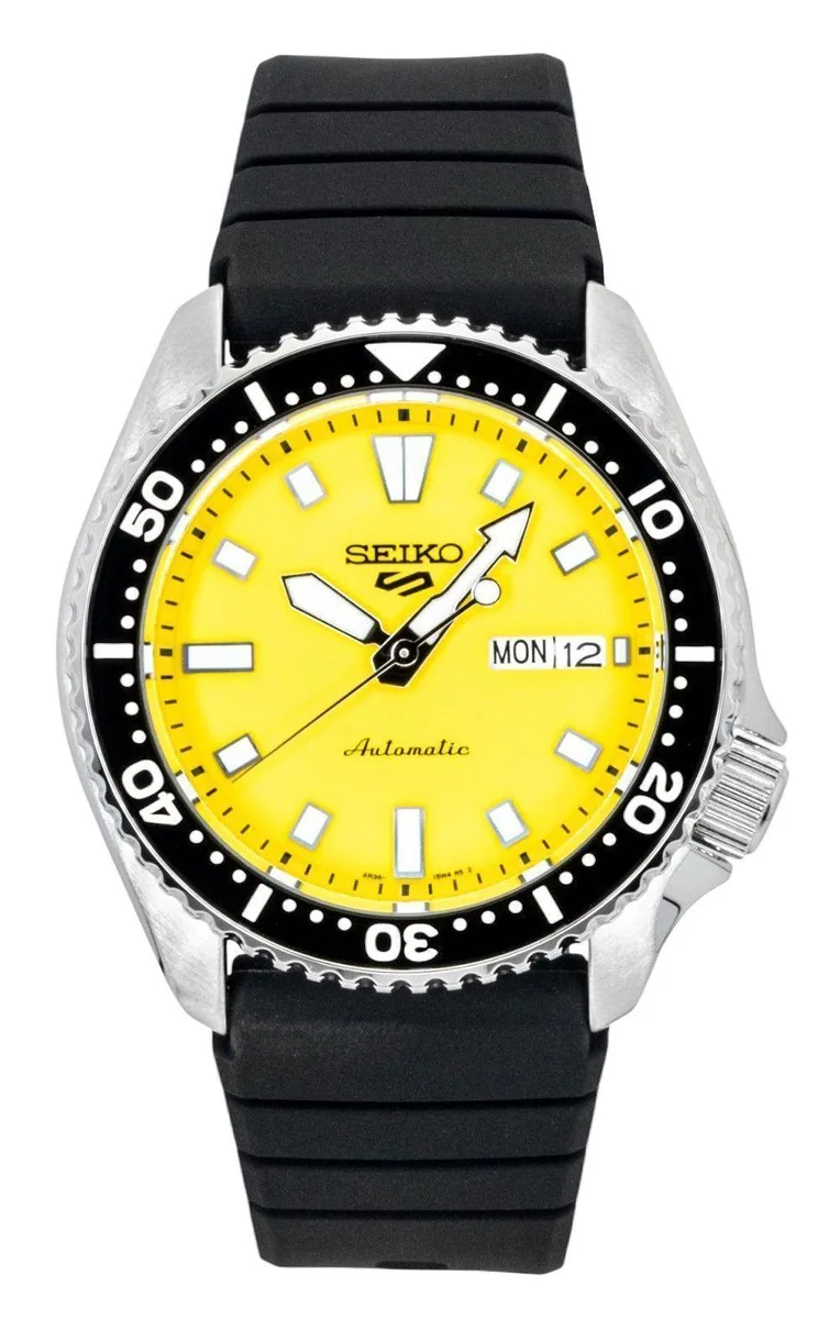 Seiko Seiko 5 Sports SKX Redux Yellow Dial SRPL87K1 42.5 mm 100 m — product photo