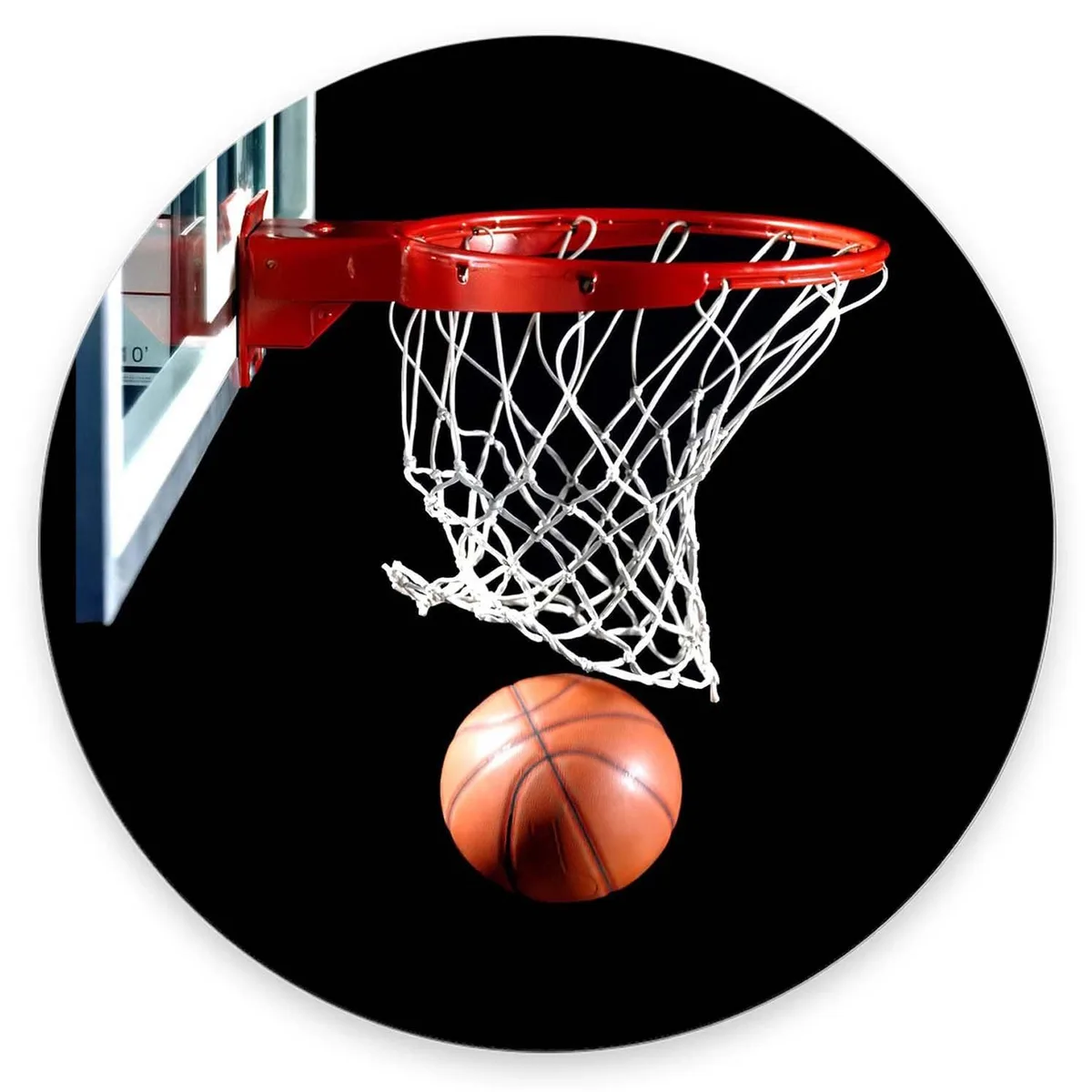  Nphuriy PmaOhgc2211asd Basketball with Hoop Sport Black Mouse Pad 7.9 in — product photo