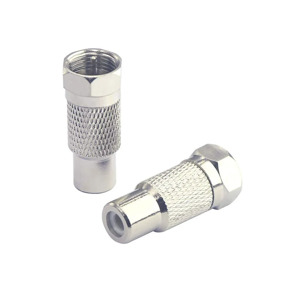 Vszerda Vszerda 2 Pack Atari Adapter F Male to RCA Female Coaxial Connector — product photo
