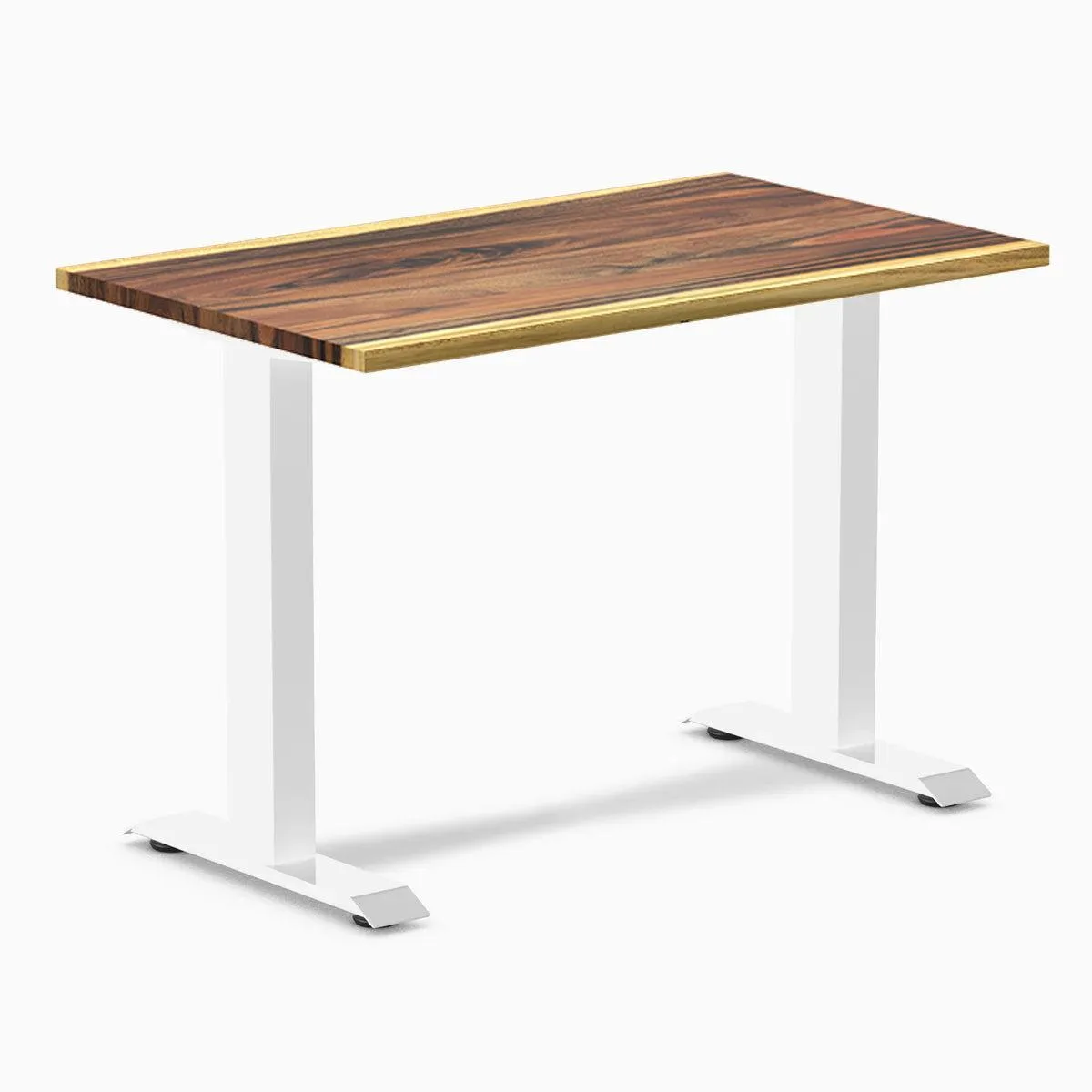 Desky Desky Zero Mini Hardwood Desk Saman White 40 x 24 in — product photo