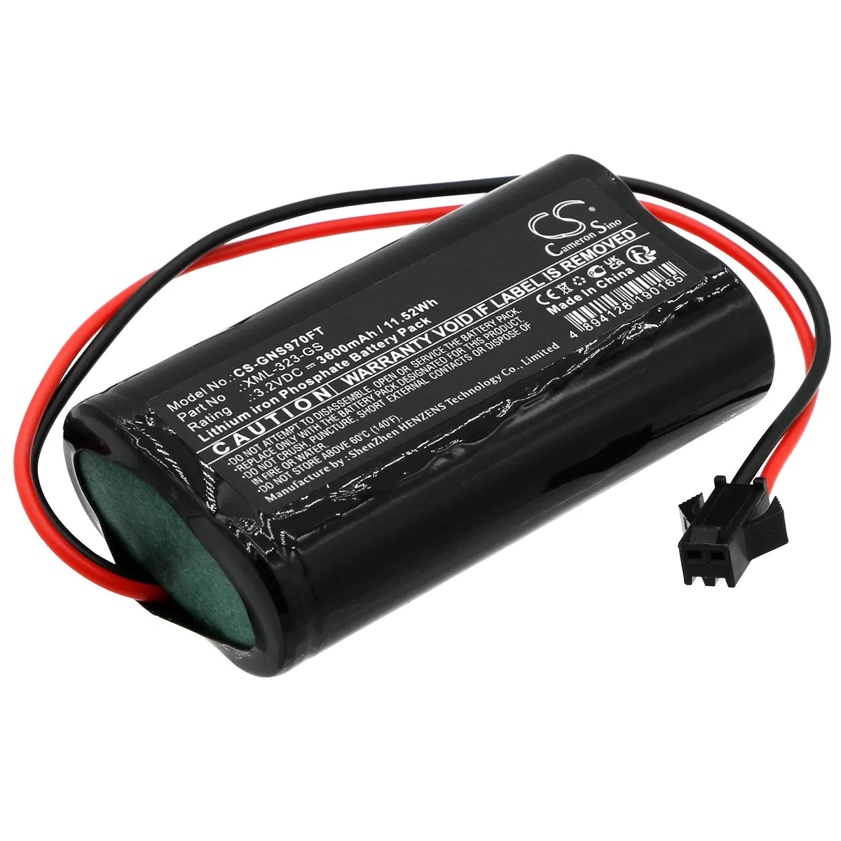 Cameron &amp; Co Cameron &amp; Co DS-CS-GNS970FT standard battery LiFePO4 3.6 Ah black — product photo