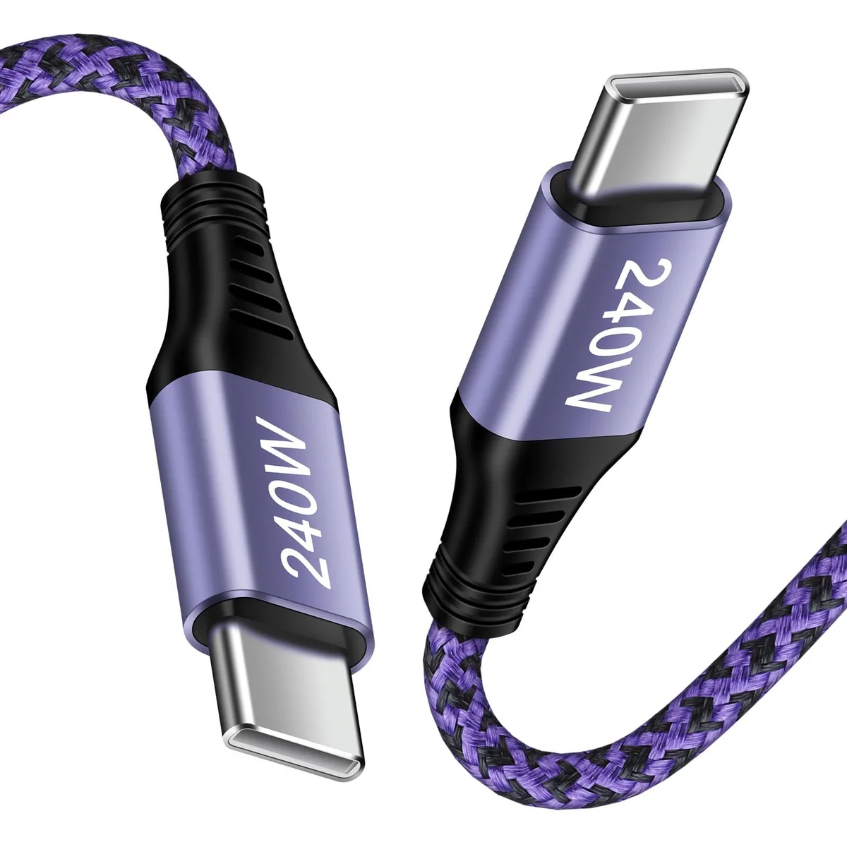 Photon Samsung Gala 240W USB-C Cable 3 ft Purple — product photo