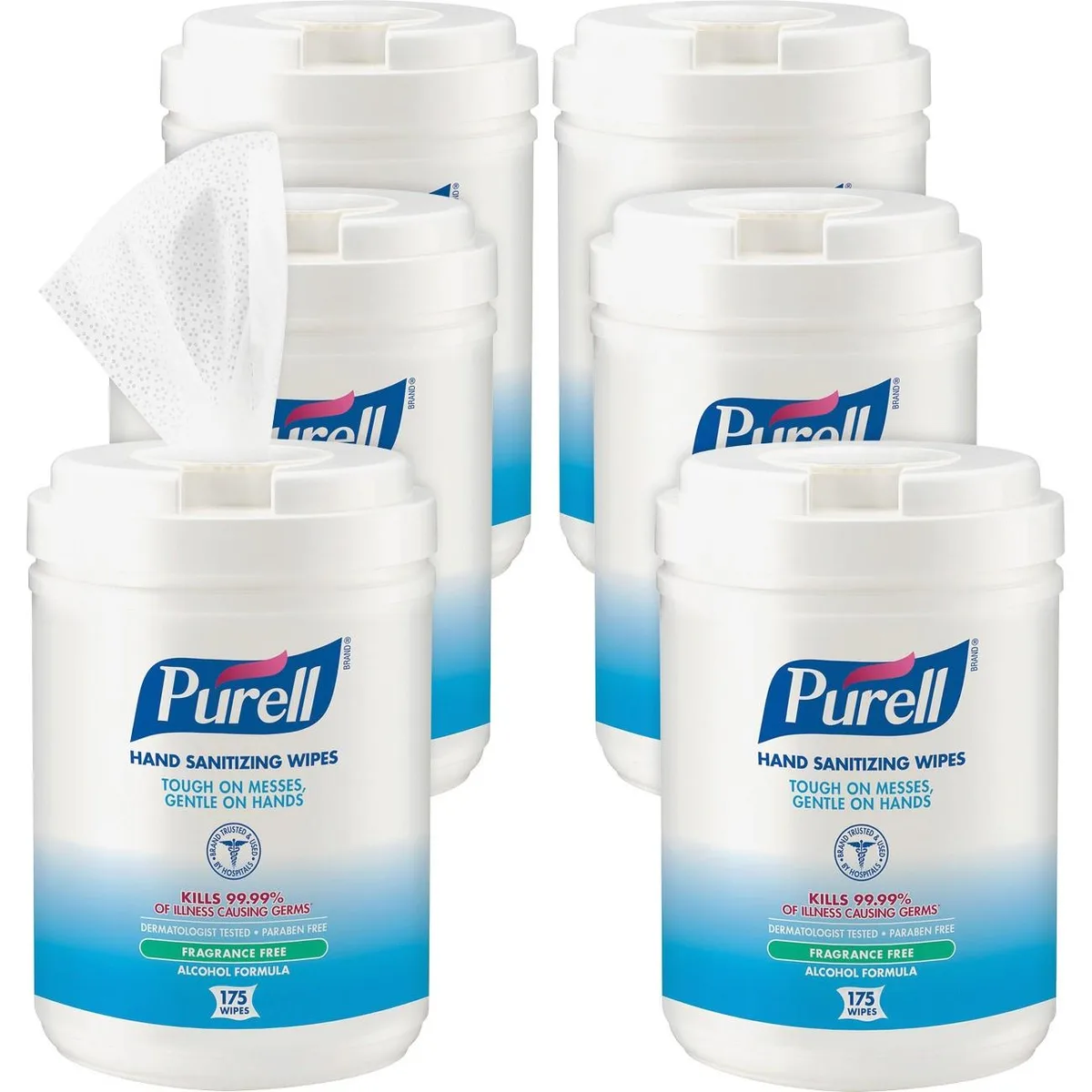 GOJO GOJO 903106CT Alcohol Hand Sanitizing Wipes Cleaning — product photo