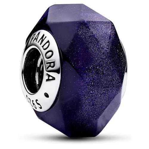 PANDORA PANDORA Faceted Blue Murano Glass Charm Bracelet — product photo