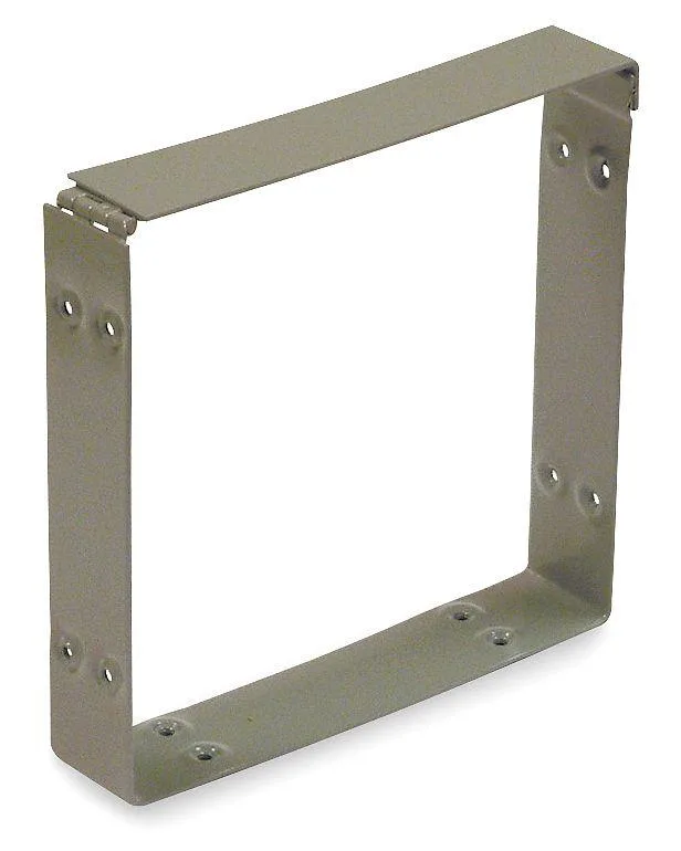 Wiegmann Wiegmann C0404 Wireway Connector 4×4 in Steel ANSI 61 Gray — product photo