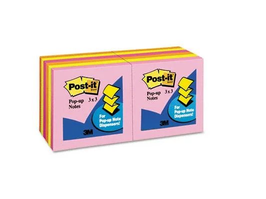 3M 3M R33012AN Post-it Pop-Up Refills 12 Pads 100 Sheets 3 x 3 in — product photo