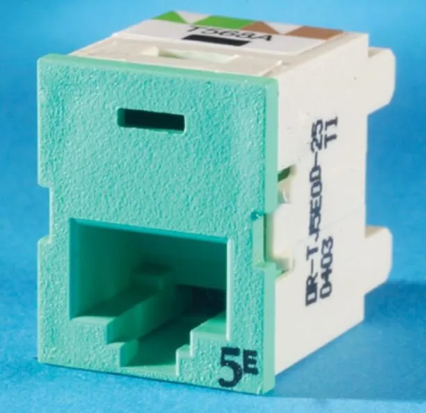ORTRONICS ORTRONICS OR-TJ5E00-25 Clarity TracJack CAT5e Module Light Green — product photo
