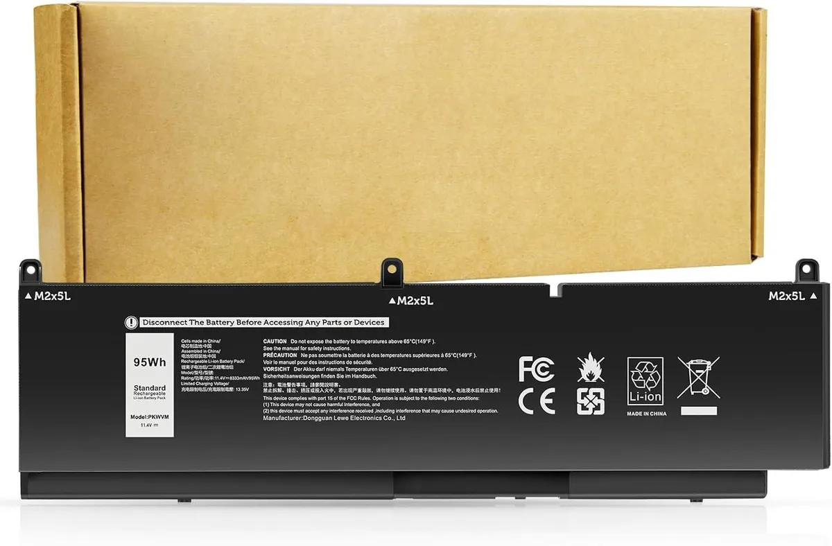 LXHY LXHY PKWVM laptop battery 11.4V 7922mAh 95Wh — product photo