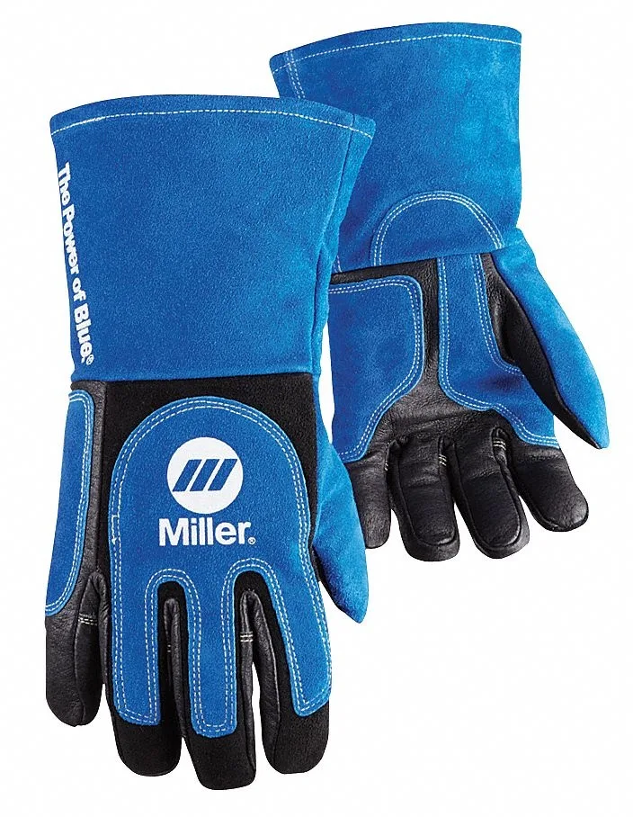 Miller Enterprises Miller Enterprises 263340 ArcArmor Welding Gloves XL Wing Blue Black personal protective equipment — product photo