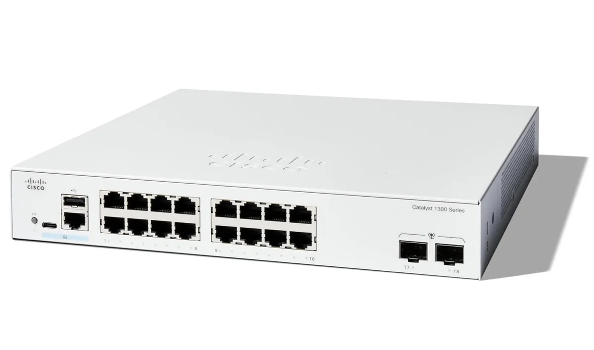 Cisco Systems, Inc. Cisco Systems, Inc. C1300-16T-2G 16-port network switch — product photo