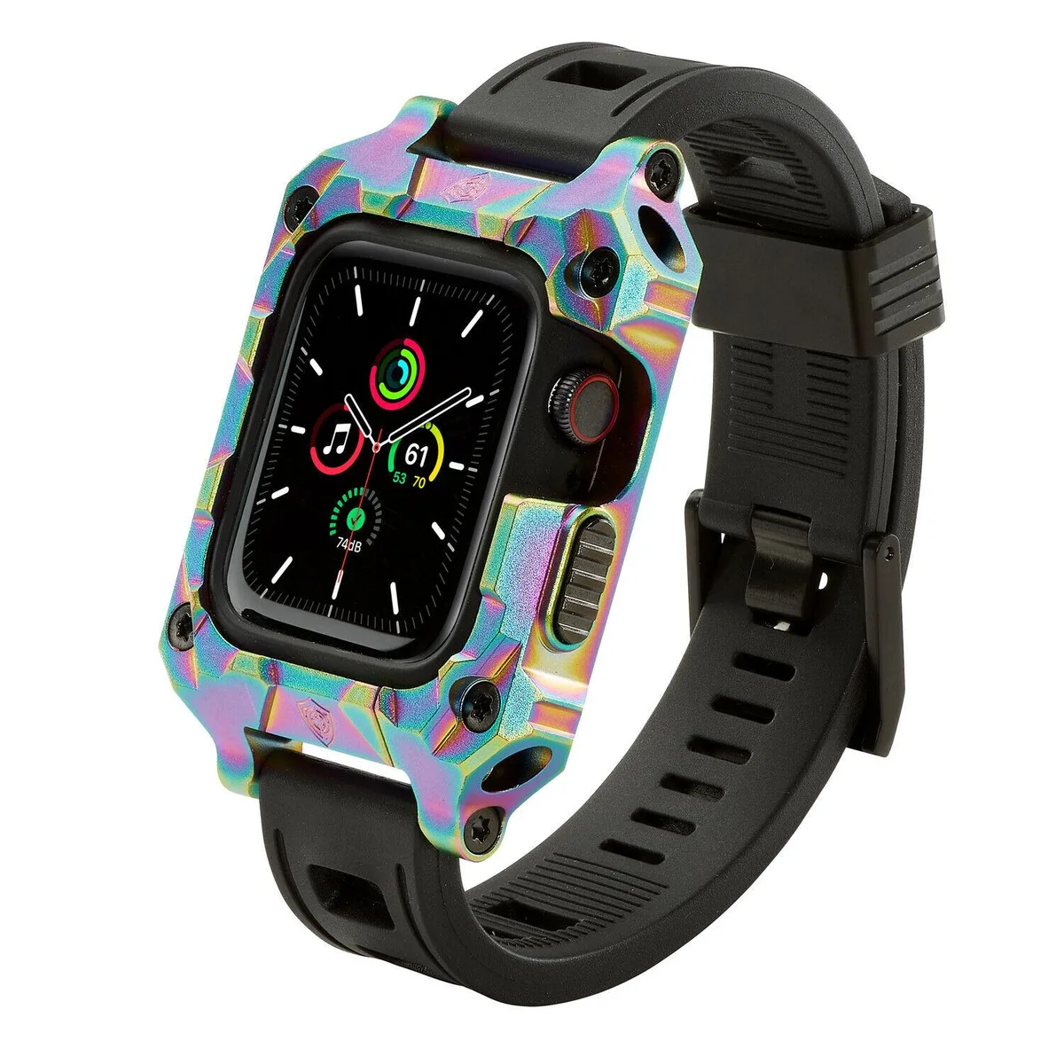 Rowe Tactical Inc. Rowe Tactical Inc. Rowe Shield Apple Watch Case 44mm ISOFrane Band Chameleon Iridescent — product photo